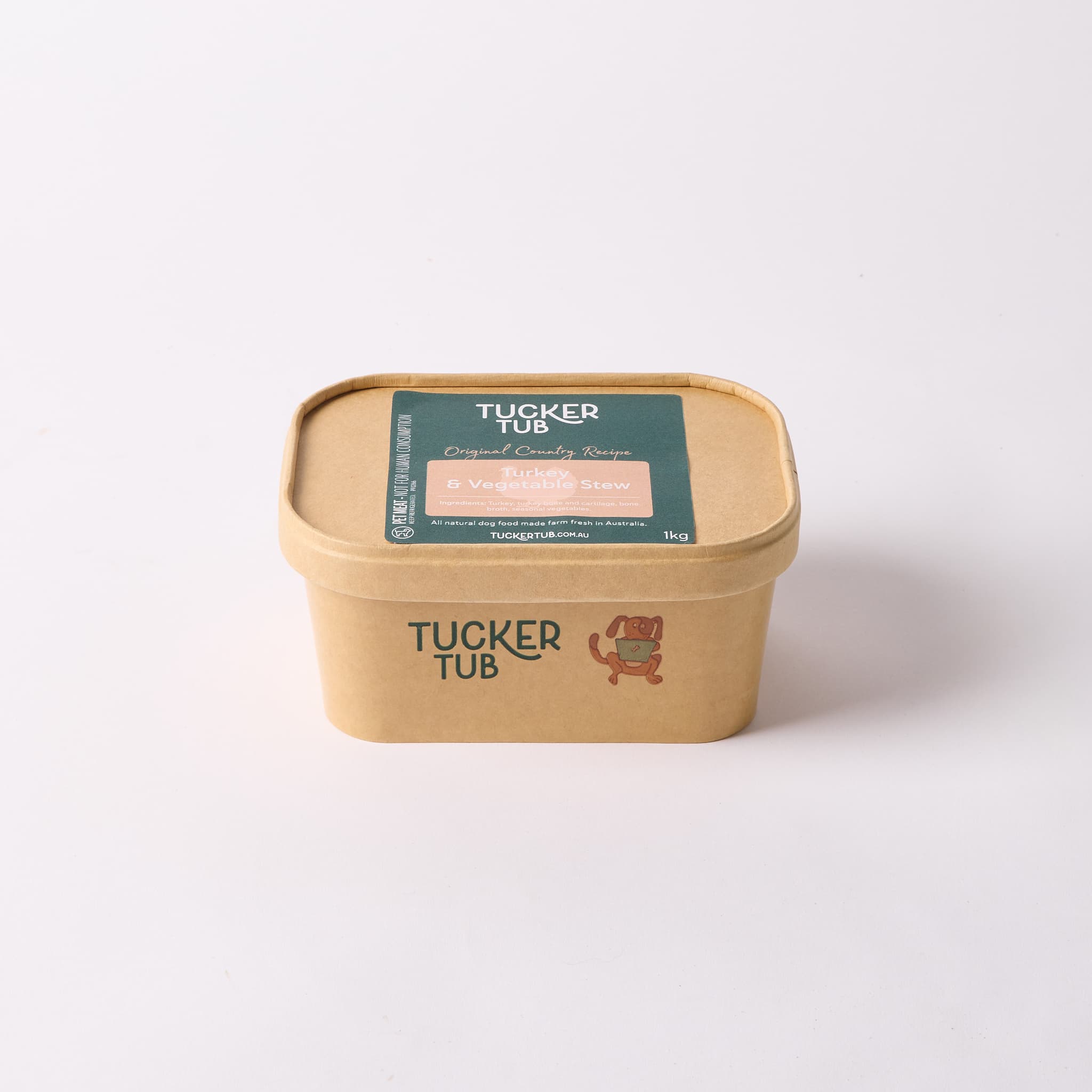 Tucker Tub Turkey Stew Dog Food