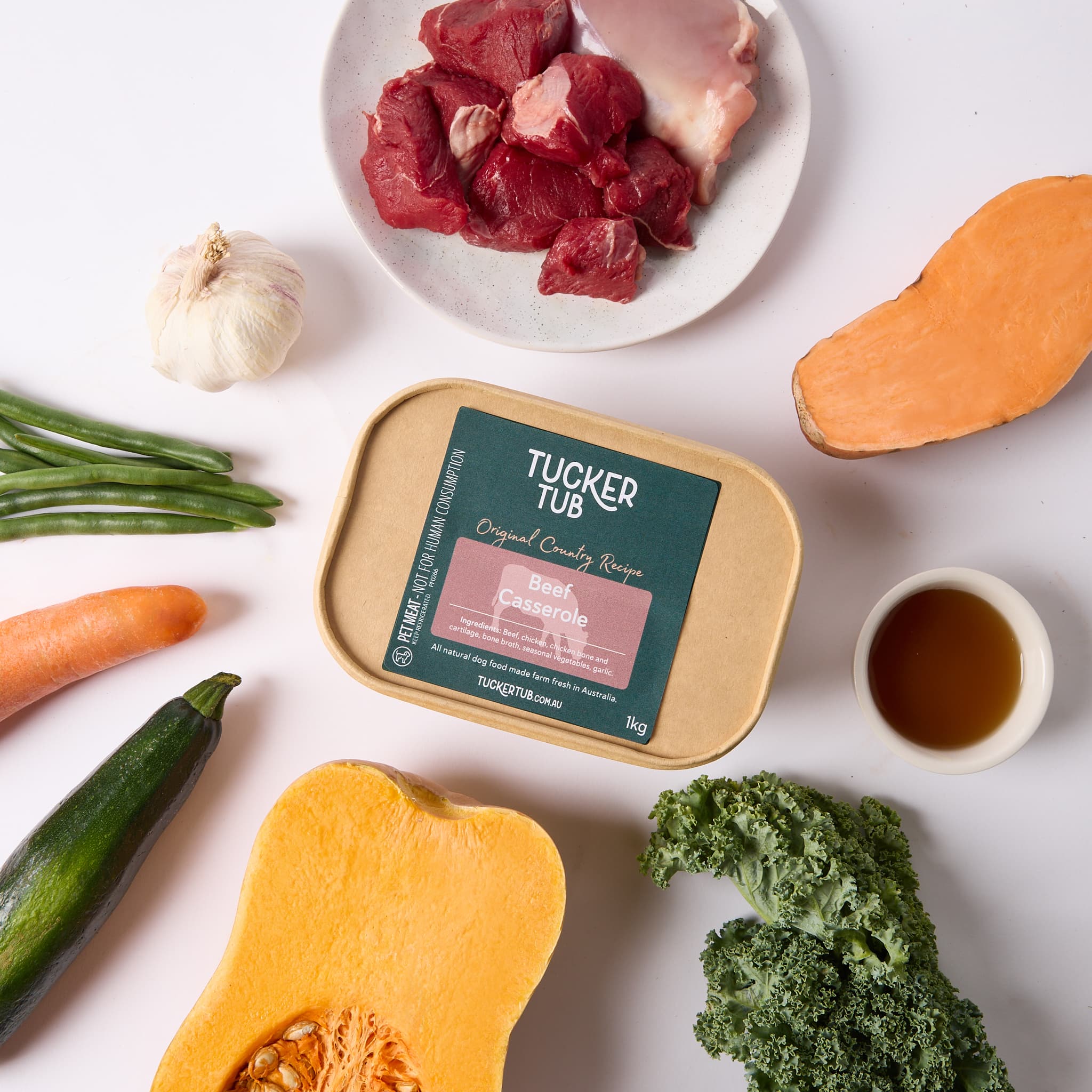 Tucker Tub Beef Casserole Dog Food