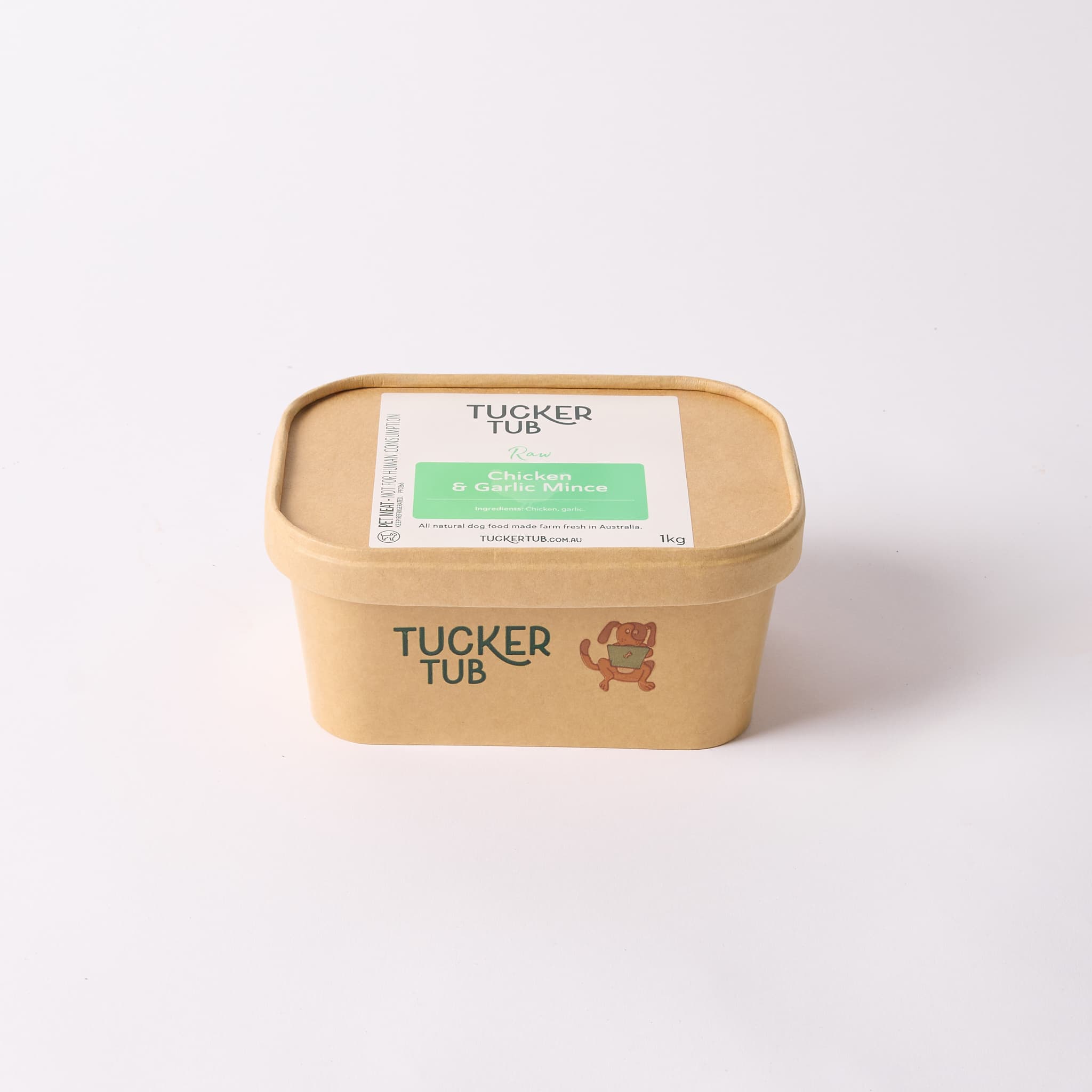 Tucker Tub Raw Chicken & Garlic Mince Dog Food