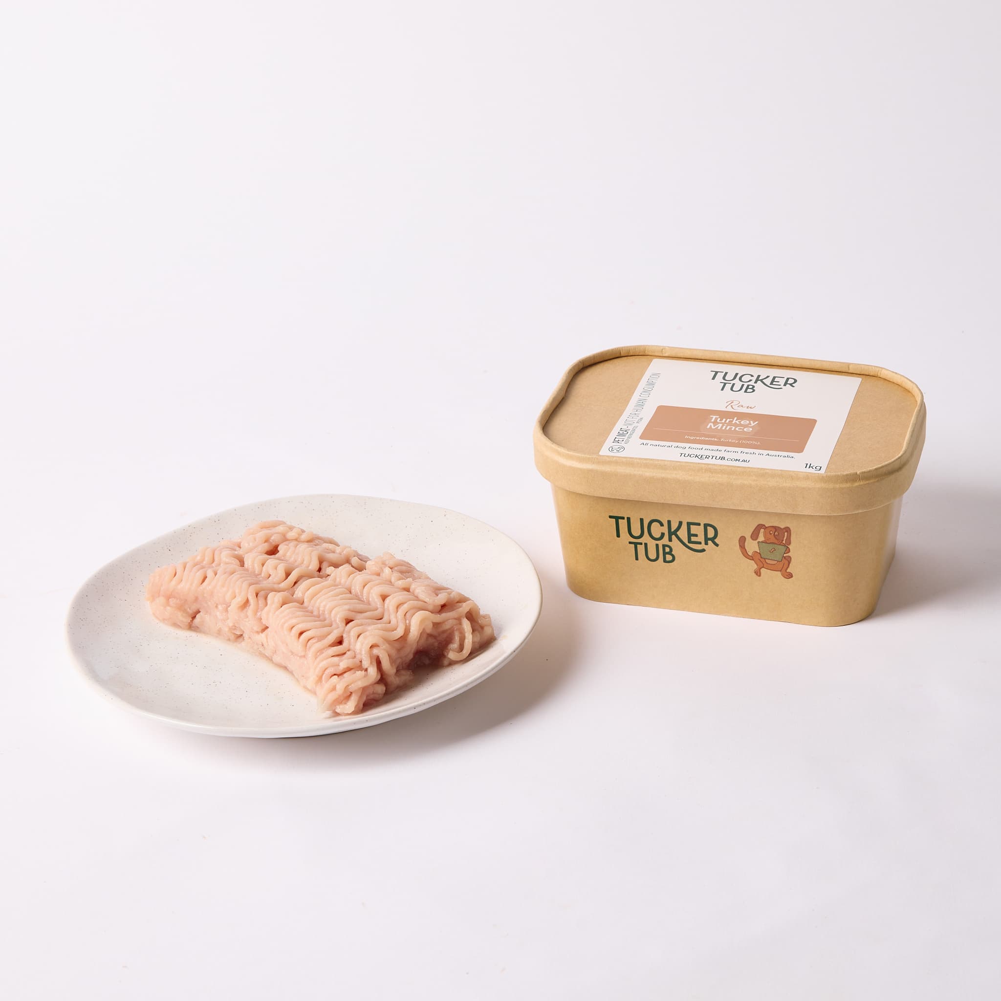 Tucker Tub Raw Turkey Mince Dog Food